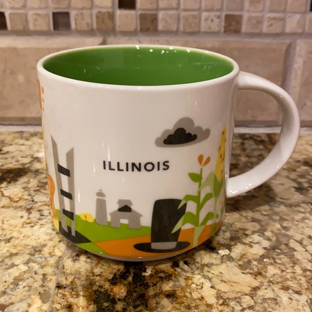 Starbucks You Are Here Collection Illinois Mug